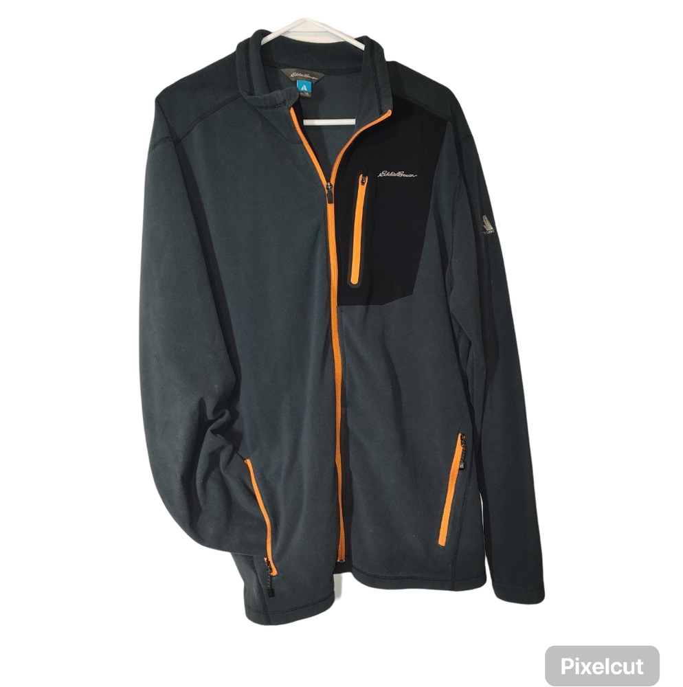 Eddie Bauer Cloud Layer Pro Fleece Jacket Men TXL Sweater Full Zip First Ascent
